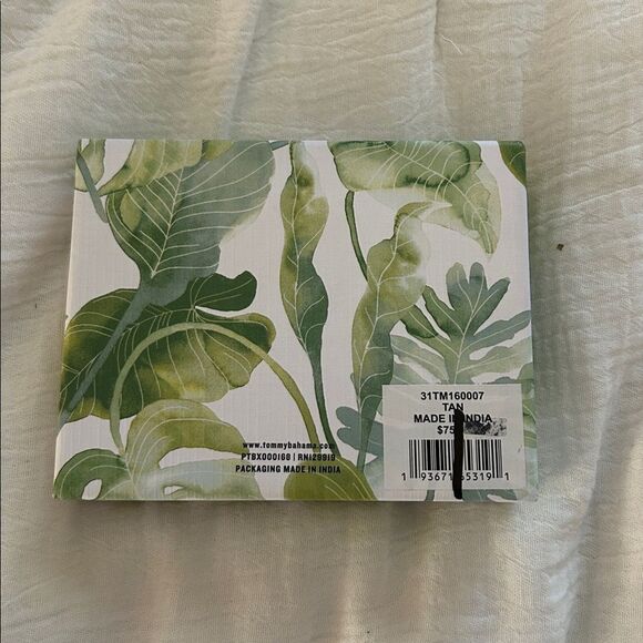 Tommy Bahama Magnetic Money Card holder Leather Wallet, Brown, NWT - Picture 9 of 9